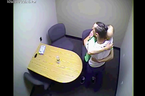 In interview footage from when Amato was first picked up by deputies he hugs his brother, who he now claims is trying to keep him from bonding out of the Seminole County jail. 