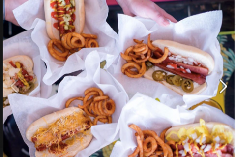 Paul Williams has recently ramped up his menu at The West End Trading Co. to include a variety of hot dogs. The increase in food sales is to help the bar business during the pandemic. 