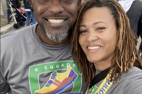 Husband and wife Emory Green, Jr. and Shannon Green at one of the Midway Coalition’s 5Ks. 