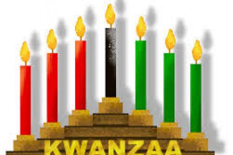 Kwanzaa Kinara and Candles