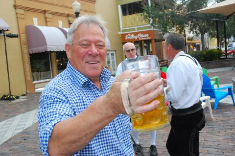 Eckhard, one of the regular performers at Hollerbach’s Willow Tree Cafe, will be featured at the Oktoberfest in the Sanford Civic Center.
