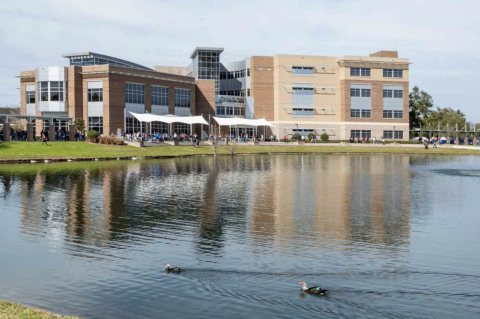 The Seminole State College Sanford/Lake Mary campus (above) will serve as a testing site for the coronavirus.
