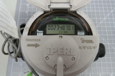 iPerl smart water meters by Sensus (above) have been suggested for use to reduce inconsistancies in meter readings. 